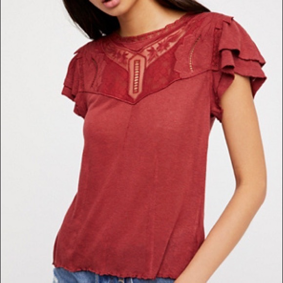 Free People Tops - Free People Mariposa Tee